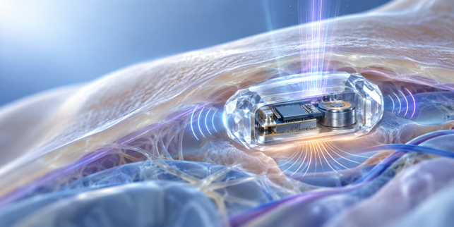 Diamond packaging for medical implants